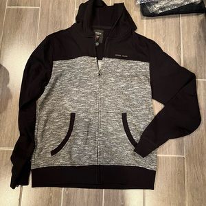 Guess mens jacket black and grey color